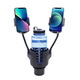 He Jiagong Car Pettle Fixing Rack Cust Cup Cup Hopder одну минуту две многофункциональные многофункциональные двойные водяные чашки с двойной чашкой с длительными напитками Solid RD26_SD-1047 Cup Holder Black