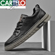 Zapatos de cocodrilo de la marca Cartelo 2025 zapatos de cuero casual para hombres de 2025 zapatos de cuero genuino de cuero genuino para hombres suaves zapatos de trabajo de otoño transpirable - seda de hielo transpirable - 6624d 39 Número de código deportivo estándar