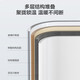 九牧（JOMOO） 浴缸家用小户型洗澡泡澡池浴室沐浴独立亚克力薄边艺术浴缸 1.7m龙头气泡按摩缸YC13117