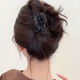 Jisen Home eignet sich für Haarzubehör mit kleinem Haarvolumen. Kleiner quadratischer Greiferclip für weibliche Erwachsene mit halbgebundenem Haarhai-Clip für die Rückseite ihrer Köpfe. Kleiner quadratischer Greiferclip für Small Square Grab Clip - Tiefkaffee