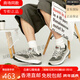 Nouveau équationnenb 880 'Gun Metal' Simple rétro tissu tissu cuir Pig Pig Skin bas Top Casual Running Chaussures 2e Largeur 42.5