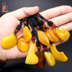 Royal Honey Amber Beeswax Raw Stone Raw Ore Chicken Oil Yellow Flower Wax Pendant Bracelet Ball Bead Ring Handmade Material Wholesale Support Appraisal Customized Pendant Total Weight 3 5g (Randomly Delivered) 0.001mm 0.001 Pieces