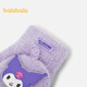 Balabala children's gloves for girls with cute five fingers to keep warm in winter Sanrio IP 207424162003