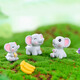 Ge lun niedliche Rucksack kleine Schaffiguren Micro Landscape Desktop Dekoration kleine Ornamente Trendy Toy Animal Blind Box Geschenke Little Daixiang Set 6