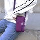 Ji Luosen portable mobile phone bag hand mini multi-layer crossbody bag hanging bag key arm bag hanging outdoor bag backpack purple (large size)