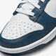 
NIKE Nike Dunk Low Retro White Navy Anti-slip and wear-resistant Men's Low-top Lightweight Casual Shoes DD1391-400 38.5