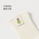 Babylove baby socks spring and autumn baby foot socks sets solid color versatile mid-calf socks high elasticity 2 pairs