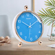 Kangbas simple table clock living room bedroom study desktop clock 2025 creative fashion table clock calendar quartz clock 3476Y calendar white (29 cm)