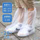 Xiao Jiejiang chose disposable shoe covers waterproof and rainy days for children, primary school students to wear anti-slip thickened wear-resistant high-tube rain boots for children, 20 transparent children [transparent long tube] thickened, uniform size
