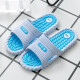 Huinubi slippers men's summer fashion wear Korean style personalized indoor and outdoor trendy bathroom anti-slip sandals beach flip-flops Black rice (9859) 42 (42-43)