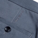 Dancing with the wolf [Cotton-Function Comfortable] Casual Commuter Mid-waist Stretch Comfortable Versatile Men's Trousers 009 Blue Gray 33
