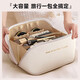 Bolsa de maquillaje Wilkie Portable para mujeres 2025 Nuevo valor de viaje de alto valor Bolsa de almacenamiento Box de maquillaje de gran capacidad Al albaricoque de alta gama tamaño blanco