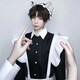VAN OCEAN ANNORA cat ear headband for men and women, big wolf dog cat ear hair accessories, simulated wolf ears, hand-made cute side clips, Japanese style, small milk dog black and white animal ears hot sale/limited time offer