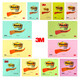 
3M Heyi series notes and newspaper posts 654B color notes 655B word book 656B key memorandum 657B yellow notepad 655 yellow 127*76mm