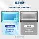 Suiling (SUILING) five-sided refrigeration commercial freezer with more than 500 liters horizontal single temperature first-level energy efficiency ultra-low temperature - 40 vegetable and tea fresh-keeping seafood and meat freezer quick freezer 828 liters low temperature - 25 丨Five-sided refrigeration and freezer refrigeration can be transferred