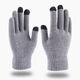 Yilan Aoxue Winter Warm gestrickte Touchsbildschirme für Männer und Frauen im Herbst und Winter Wollhandschuhe für kalte Finger nicht rutsch warmische Handschuhe G1203 Schwarz und Weiß
