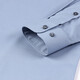 Romone Langarmes Hemd Herrengeschäft Eisenfreie modale elastische Anti-Falten-Schwarze Casual Professional Workwear Pure White Shirt Männer 9901 Grau Blau 42