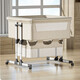 
HAIZIJIA Twin Crib Cot Children's Bed Bed Cradle Bed Baby BB Cradle Bed Multifunctional Double Newborn Children's Bed Grey + Mattress