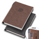 Neuntausend Jahre 2025 Schaf Ba Haut weiche Haut Hochvor-Präzision Laptop Benutzerdefiniertes druckbares Logo Einfaches Business-Notebook-Geschenk Horizontale Linie Gravur mit Stifteinsatz Dicked Taschenbuch Brown 2025 (Sendenstift) A6