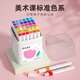 
Meile Childhood Water-Based Mark Pen Watercolor Pen Painting Brush 36 Color Children's Non-Drug Two-Head Primary School Student Kindergarten Toys