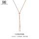 DAISY DREAM versatile geometric decorative necklace women's long slim sweater chain 2025 new simple high-end clavicle chain accessories 65cm total length silver geometric triangle necklace