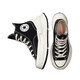 Converse men's and women's shoes Legacy sandwich retro thick-soled casual canvas shoes high-top heightened small couple's shoes A00869C black 37 /4.5