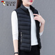 Woodpecker (TUCANO) Vest Women's 2022 New Vest Women's Waistcoat Women's Lightweight Down Cotton Style Autumn and Winter Outerwear Women's Vest Jacket Fashionable Apricot XL_ (Recommended 100-115Jin Jin equals 0.5 kg)