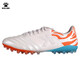 Kalmet Tannoy Fußball Kalmet TLSS Joint Ease Series Short Nails Human Grass Red Orange Tiger Pattern MG Känguru-Leder-Fußballschuhe Weiß Blau Orange 8242ZX1105-173 40 (250 mm) US7