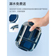 Japanese office workers' glass lunch box insulation can be used for microwave heating, special bowl with rice separation [three-piece set] Fresh green plus high three-year partition length 1050