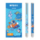M&G stationery hot-erasable metal pen set (including 3.4mm crystal blue ink bag*2 pen polisher) primary school student writing pen Cosmic Walking Series HAFP2198