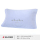 Gold number plain embroidered cotton pillow cover, soft and breathable single pillow cover, 2 pack blue 50*80cm