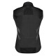 WOSAWE road cycling jersey vest for men and women, breathable and light windbreaker, mountain bike windproof and rainproof reflective vest black XL (suitable for 80-90 kg Jin [Jin equals 0.5 kg])