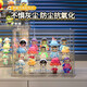 KAMAN Blind Box Storage Display Rack Transparent Dustproof Lego Brick Box Rack Bubble Mart Figure Display Box Large Ladder Model Transparent 1