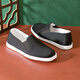 Neilian Sheng Handmade Cloth Shoes Men's Old Beijing Traditional Cloth Shoes Handmade Melaleuca Sole Men's Shoes Men's Authentic Old Cloth Shoes 8111A Pasted with Film (8111G) 41