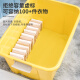 Xitianlong plastic clothing storage box toy storage box 52L candy color 3 pack without wheels