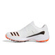 Adidas golf shoes men's ZG23 series new fashion lightweight anti-slip water-splashing BOA comfortable sports shoes GY9716 white/number one black/semi-fluorescent red 46 (UK10.5)
