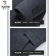 Woodpecker (TUCANO) Double-sided Wool Wool Coat for Men Middle-aged Autumn and Winter High-End Business Down Liner Wool Wool Coat Black 180/XL Size Recommended 145-165 Jin Jin equals 0.5 kg