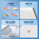Faleta de nieve (Snowflk) Freezer Comercial Freezer Hogar Horizontal Gran capacidad Gabinete de pantalla de congelador completo [1048 Pantalla digital] Modelo de expansión de temperatura única