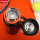Kuangdi Kuangdi Huaxiang n ° 7027 Vacuum Thermos Cup 304 en acier inoxydable grande capacité Portable Sports Water Cup Student Cup Black 7027-830ml