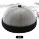 Fun Landlord Hat Men's Spring and Autumn Melon Skin Hat Men's Landlord Hat Women's Trendy Brand Middle-aged and Elderly Retro Hip-Hop Noble Flip-Flip Yuppie Hat Watermelon Hat 15831 Dark Blue Can Adjust (56-60CM)