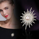 Yite Brooch Women's High-end Pearl Corsage High-end Suit Coat Niche Design Exquisite Hat Sweater Pin Accessories Silver