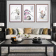 Hanao famous hand-painted Chinese ink ink orchid entrance decoration painting restaurant hanging painting corridor aisle wall painting mural vertical version orchid d style framed with solid wood frame 70*50cm