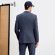 Zhuangji 70 wool suit men's four-season crisp business commuting professional formal wear smooth and skin-friendly two-piece set