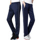 Commander Xiong Chunqiu School Pants Two-Band Junior High School Student Pants Sports Pants Men and Women Pants Loose Two-Band School Uniform Pants School Pants 5266 Blue Two-Band M /165