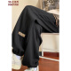 
Pugesi (PUGESI) fat large size waffle pants men's spring and autumn casual teenager trousers loose trousers K1049 grey regular 5XL 210-230Jin [Jin equals 0.5 kg]