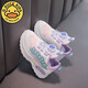 
G.DUCKKIDS little yellow duck girls shoes spring and autumn leather waterproof little girl dad shoes rotating button soft sole sneakers running shoes BS-pink 9929 (leather surface) size 27 size 16.9cm