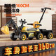 WORK BABY children's excavator toy car can be seated for men and women remote control electric excavator can be seated for large-sized engineering vehicle hook machine medium green dual drive + 7A battery + excavator arm electric excavator