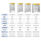 
Dongjun display cabinet full copper pipe refrigerated fresh storage cabinet beverage cabinet commercial display cabinet air direct cooling vertical refrigerator refrigerator freezer freezer display cabinet display freezer supermarket display cabinet [full copper pipe - cold air circulation] 825 liters LG-882M2F
