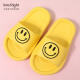 INTERIGHT children's sandals girls boys bathroom home soft and comfortable baby sandals middle child light yellow 32-34 code IN3305