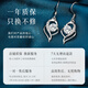MANHE S999 Pure Silver Earrings Women's Earrings Women's 2025 New Earrings Pendant Wife's Birthday Gift for Girl Friends